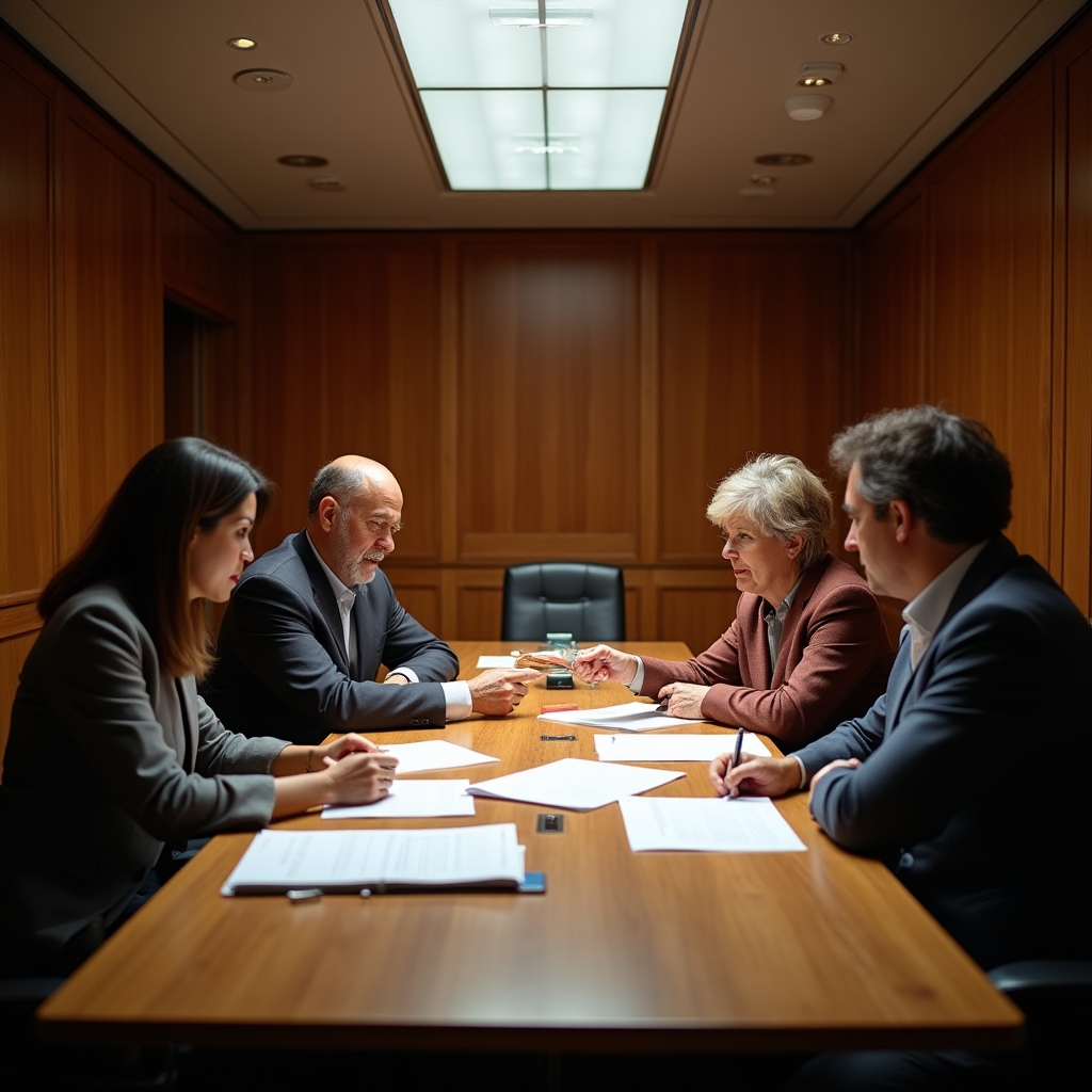 Atelier de grup pentru antreprenori în sala de conferință
